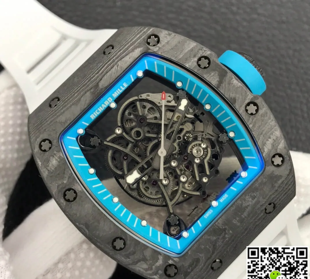 Richard Mille RM055 ZF Factory 1:1 Best Edition Replica Watch Carbon Fiber