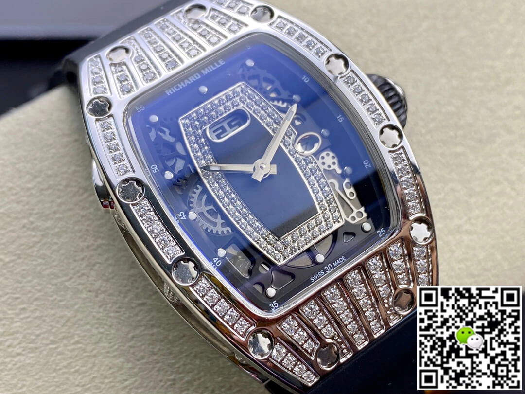 Richard Mille RM07-01 RM Factory 1:1 Best Edition Replica Watch Black Strap