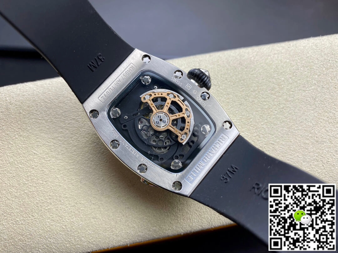 Richard Mille RM07-01 RM Factory 1:1 Best Edition Replica Watch Black Strap