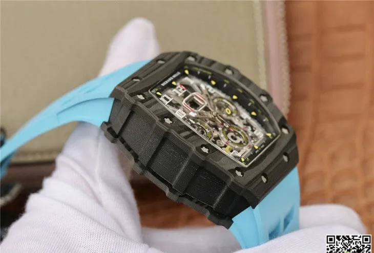 Richard Mille RM11-03 KV Factory 1:1 Best Edition Replica Watch Blue Strap