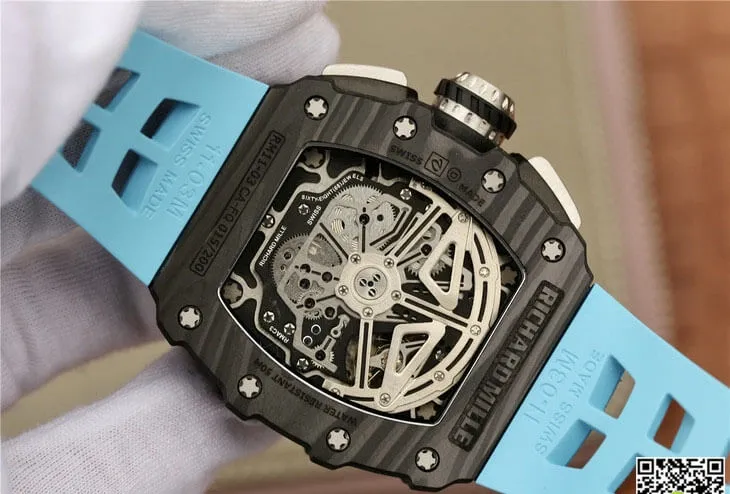 Richard Mille RM11-03 KV Factory 1:1 Best Edition Replica Watch Blue Strap