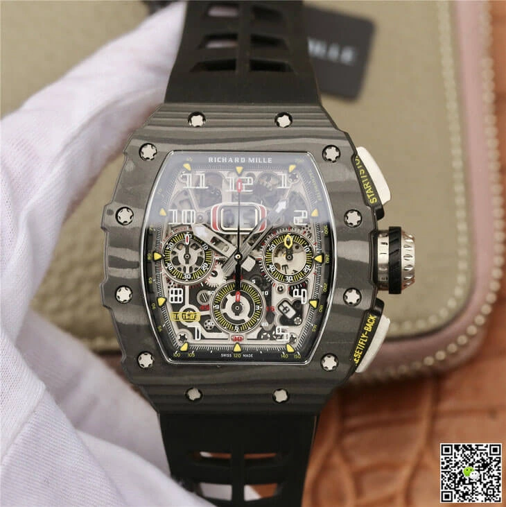 Richard Mille RM11-03 KV Factory 1:1 Best Edition Replica Watch Carbon Fiber