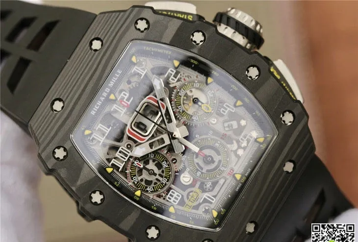Richard Mille RM11-03 KV Factory 1:1 Best Edition Replica Watch Carbon Fiber