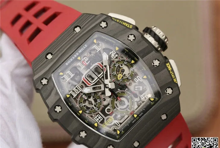 Richard Mille RM11-03 KV Factory 1:1 Best Edition Replica Watch Carbon Fiber