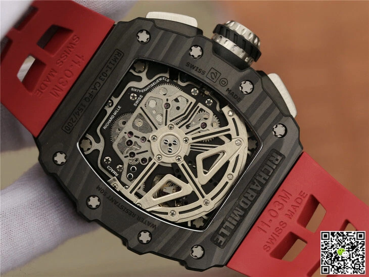 Richard Mille RM11-03 KV Factory 1:1 Best Edition Replica Watch Carbon Fiber