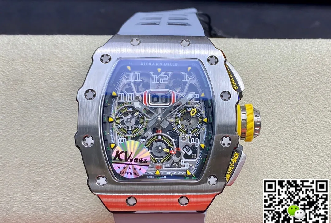 Richard Mille RM11-03 KV Factory 1:1 Best Edition Replica Watch Titanium Steel