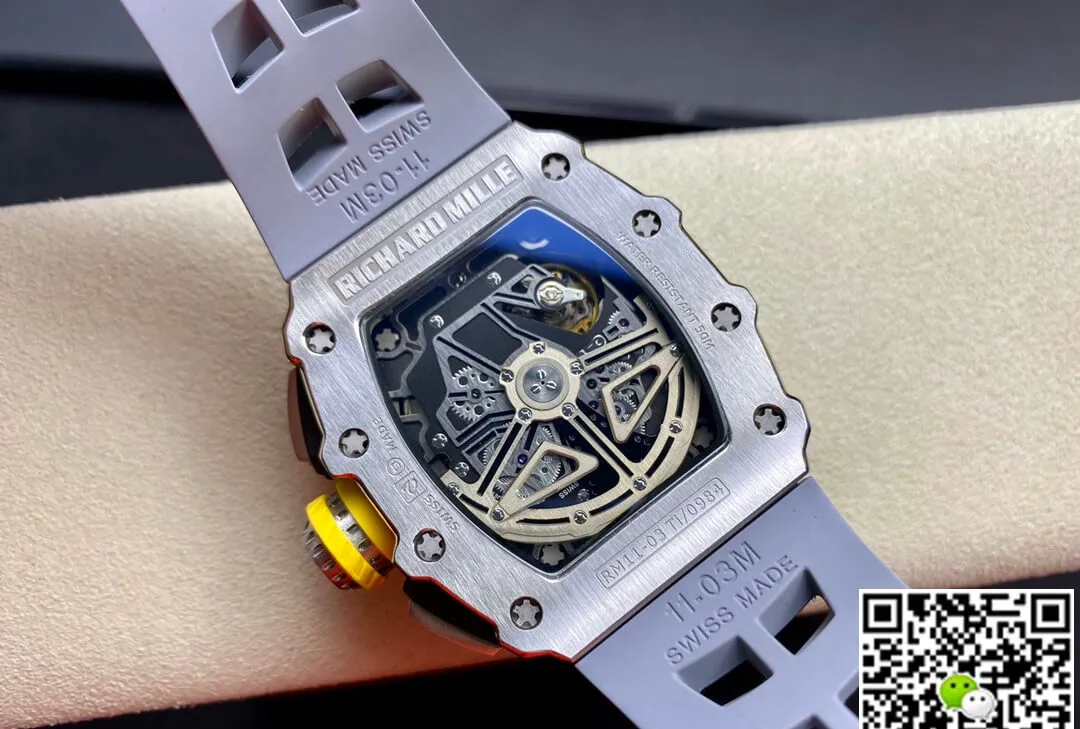 Richard Mille RM11-03 KV Factory 1:1 Best Edition Replica Watch Titanium Steel