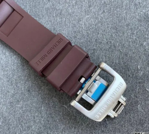 Richard Mille RM11 KV Factory 1:1 Best Edition Replica Watch Brown Rubber Strap