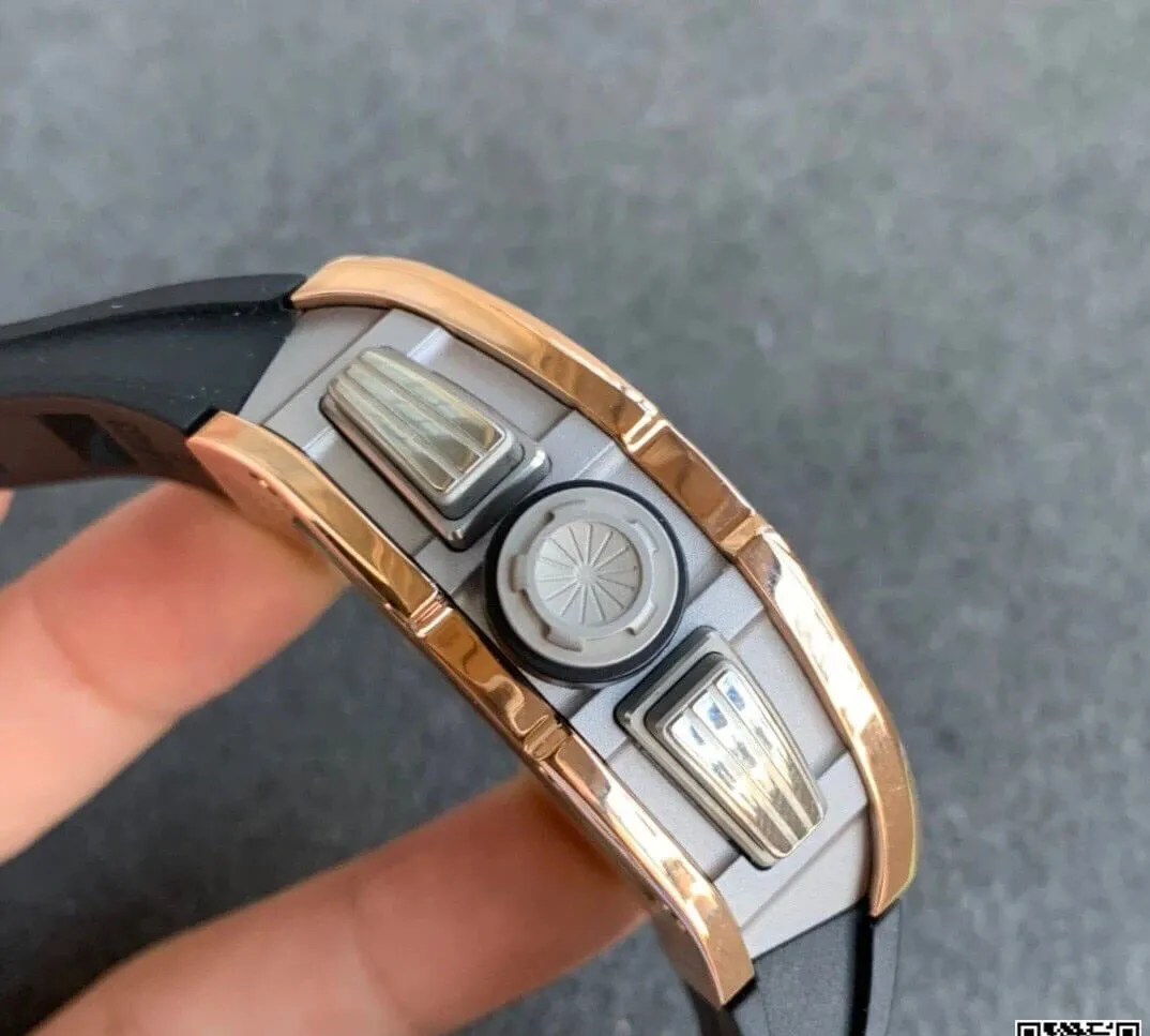 Richard Mille RM11 KV Factory 1:1 Best Edition Replica Watch Rubber Strap