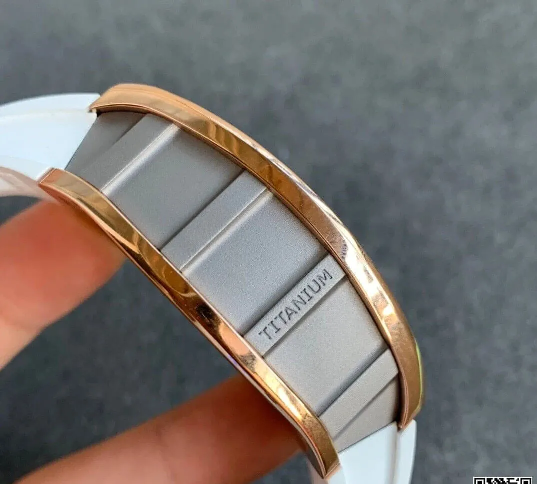 Richard Mille RM11 KV Factory 1:1 Best Edition Replica Watch Rubber Strap