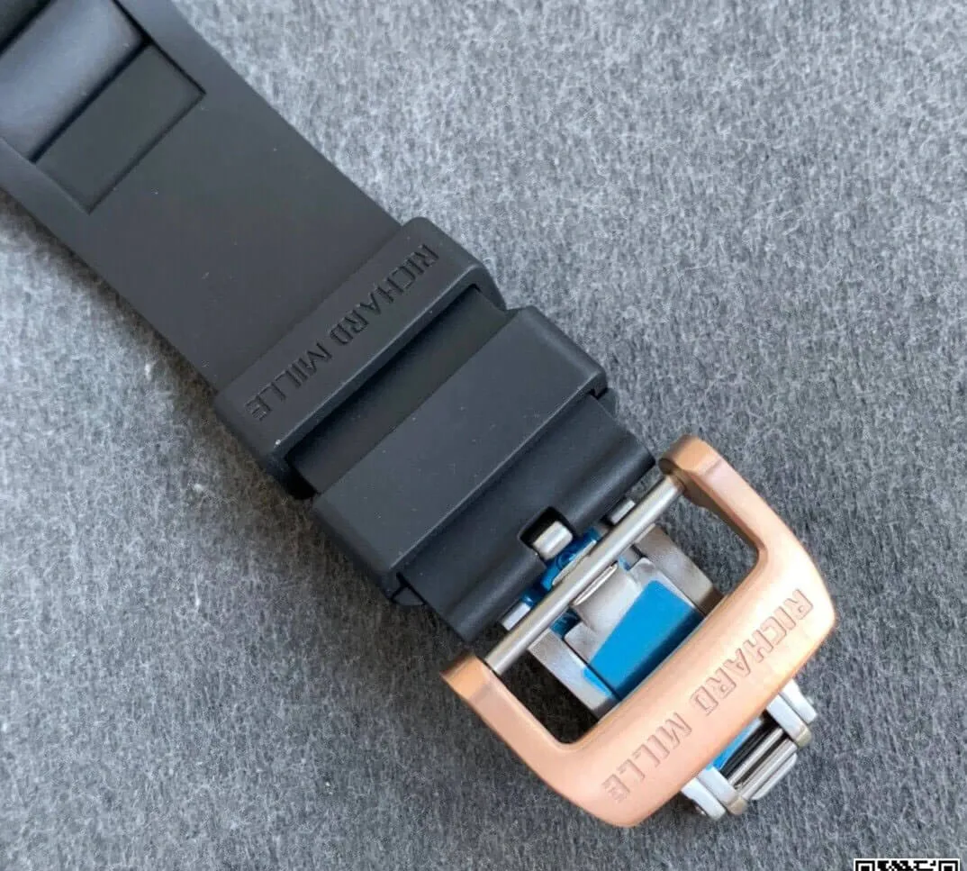 Richard Mille RM11 KV Factory 1:1 Best Edition Replica Watch Rubber Strap
