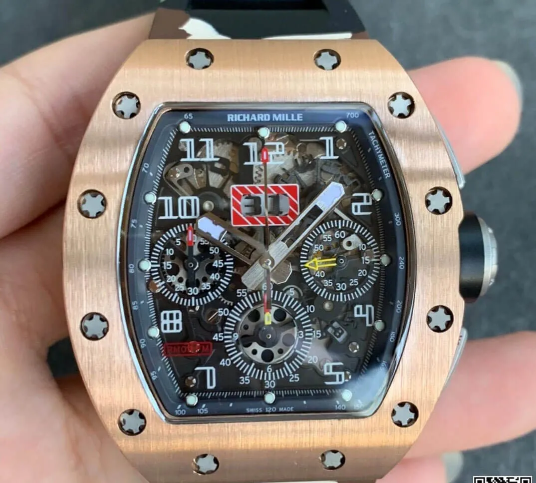 Richard Mille RM11 KV Factory 1:1 Best Edition Replica Watch Titanium Case