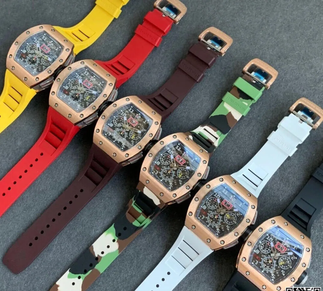 Richard Mille RM11 KV Factory 1:1 Best Edition Replica Watch Titanium Case