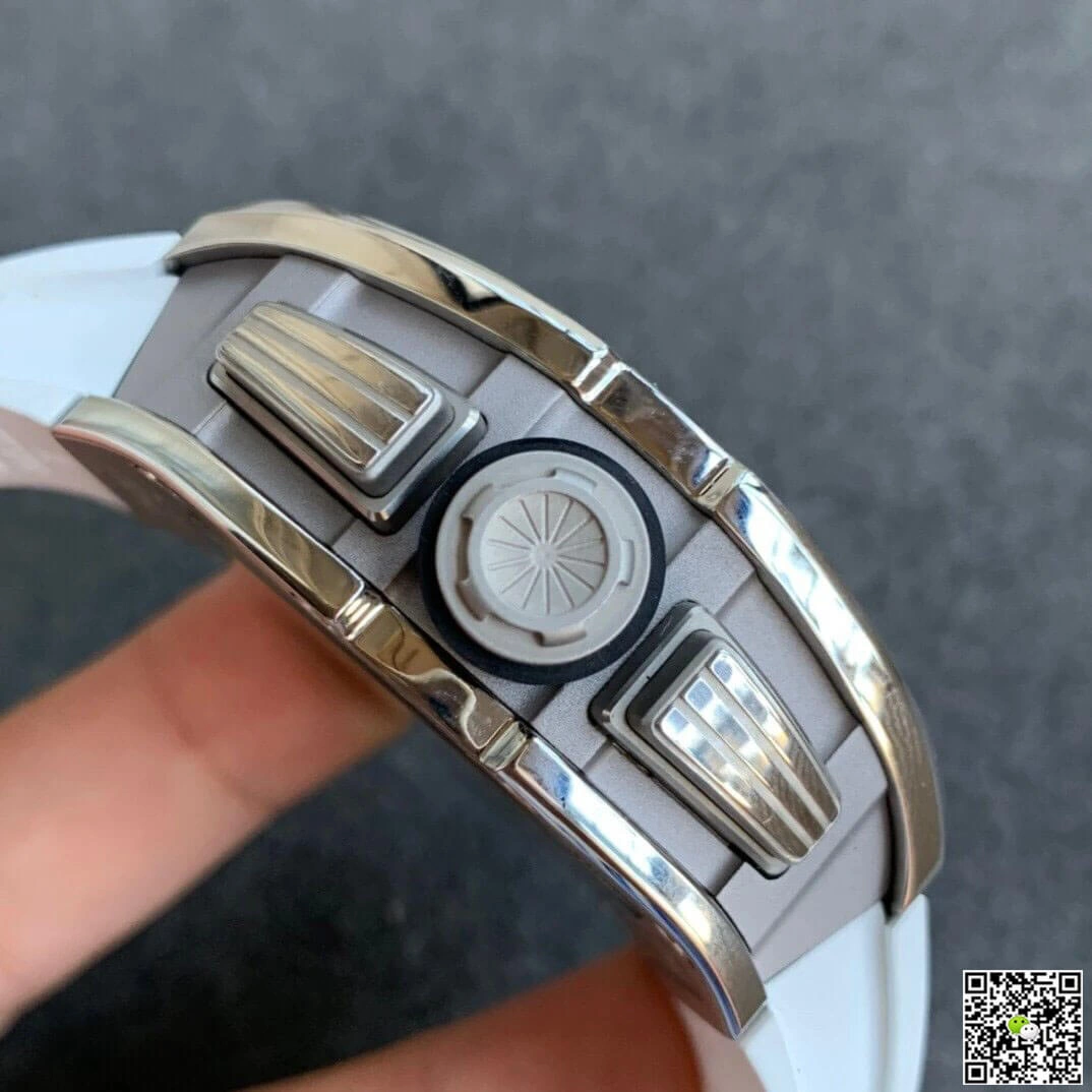 Richard Mille RM11 KV Factory 1:1 Best Edition Replica Watch White Strap