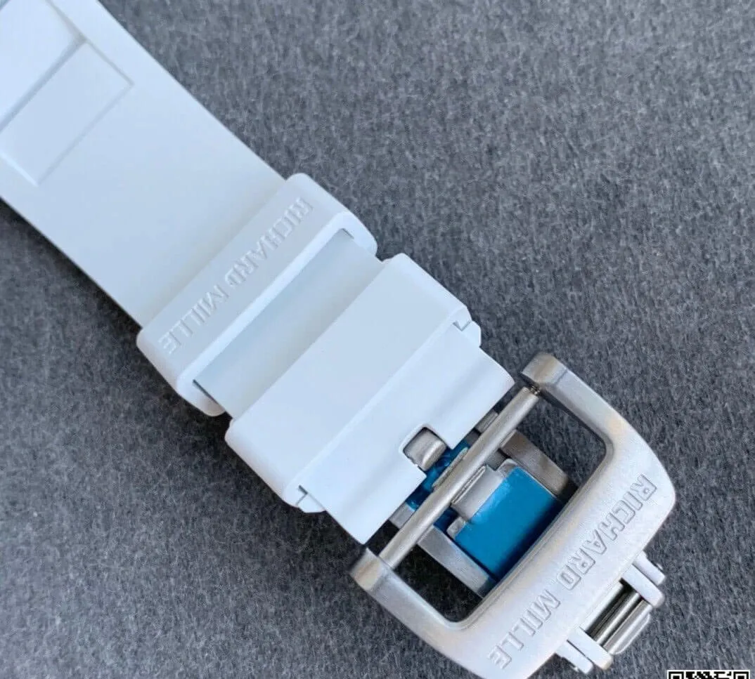 Richard Mille RM11 KV Factory 1:1 Best Edition Replica Watch White Strap