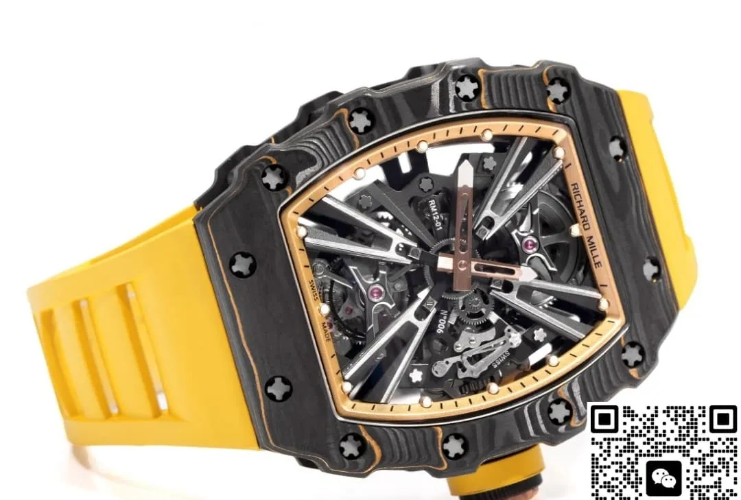 Richard Mille RM12-01 carbon fiber case 1:1 Best Edition Replica Watch