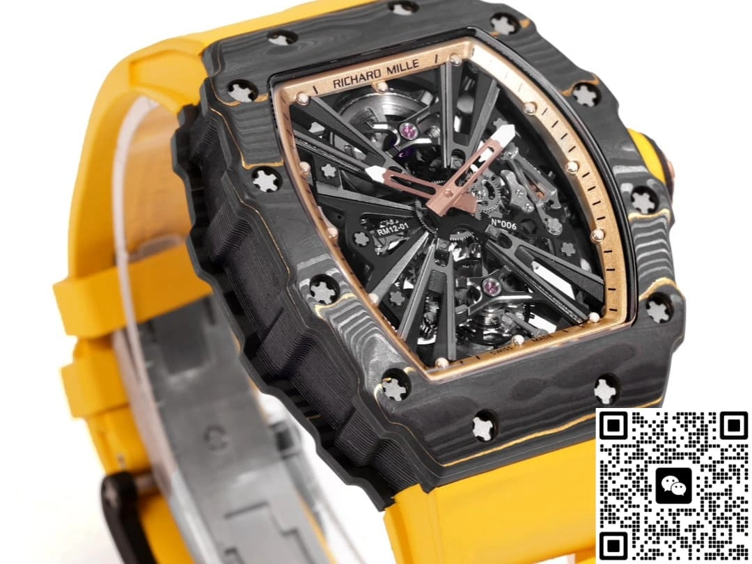 Richard Mille RM12-01 carbon fiber case 1:1 Best Edition Replica Watch