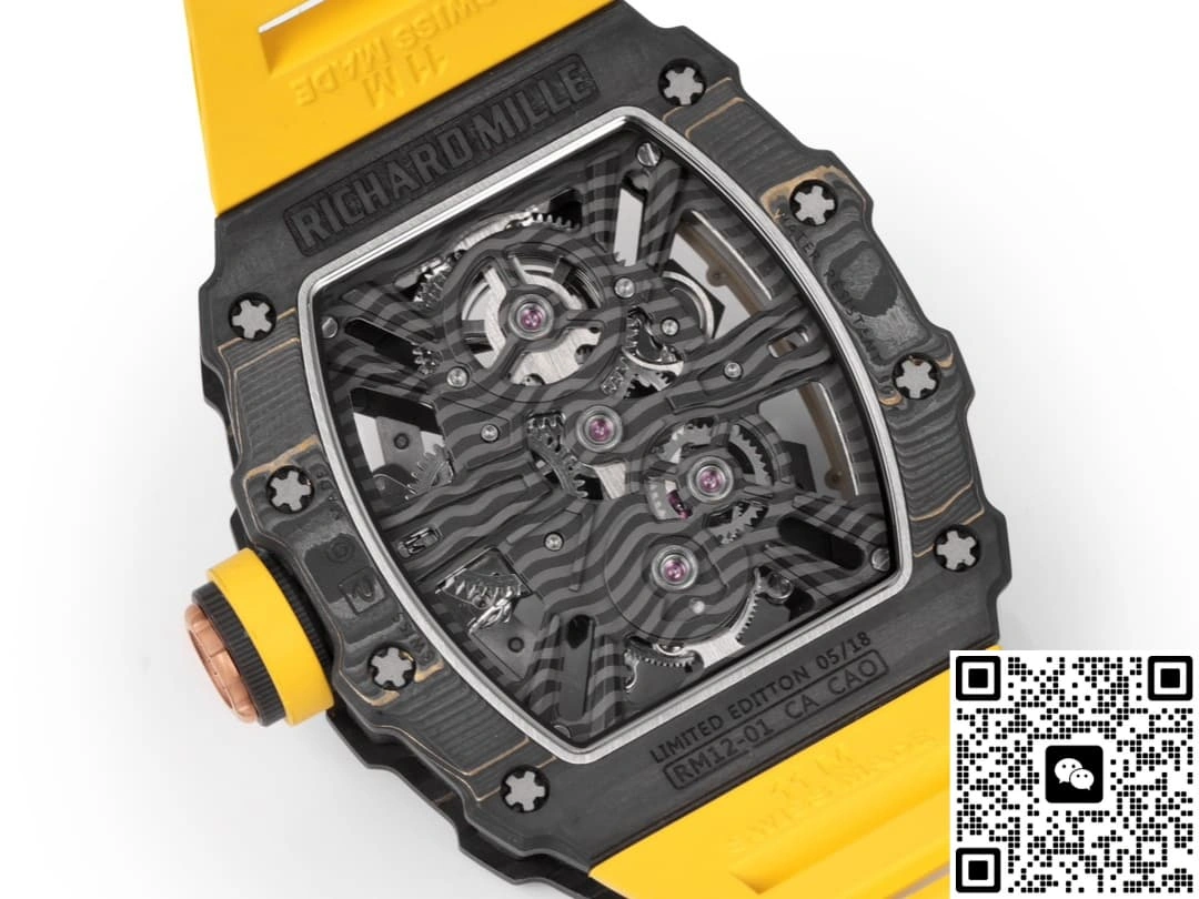 Richard Mille RM12-01 carbon fiber case 1:1 Best Edition Replica Watch