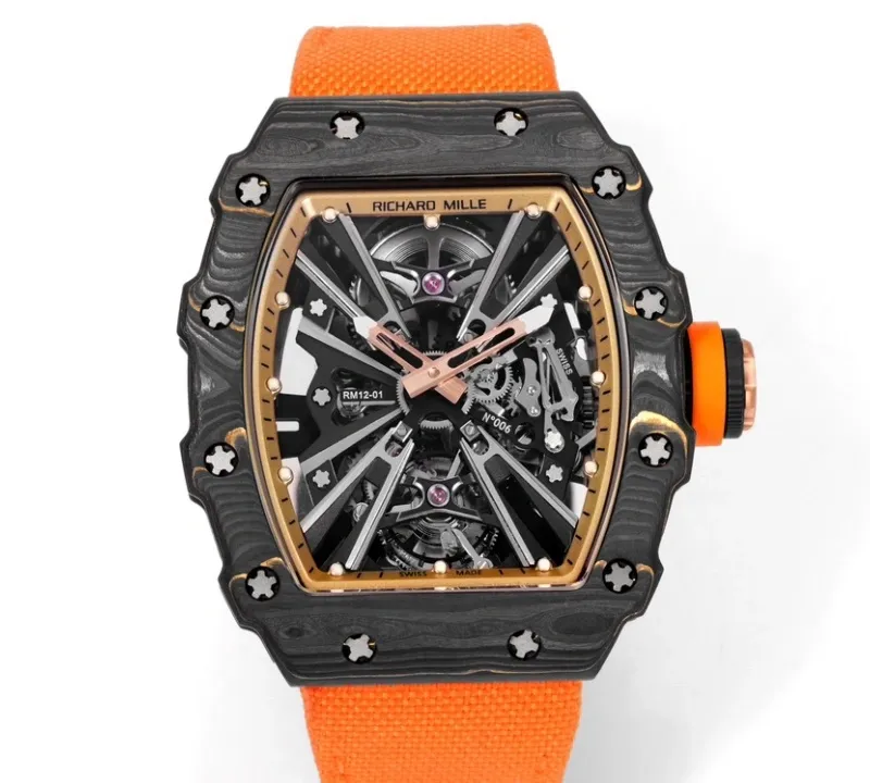 Richard Mille RM12-01 fabric strap 1:1 Best Edition Replica Watch