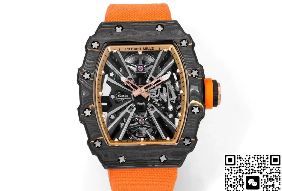 Richard Mille RM12-01 fabric strap 1:1 Best Edition Replica Watch