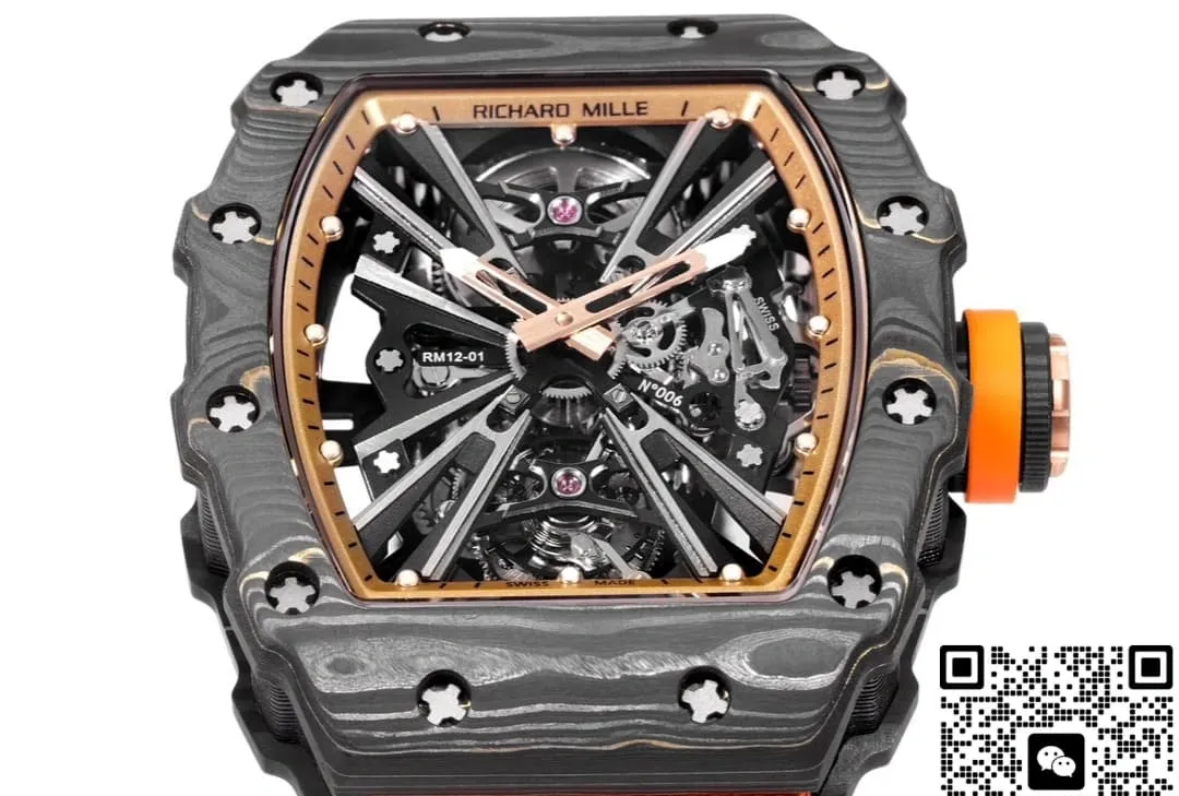 Richard Mille RM12-01 fabric strap 1:1 Best Edition Replica Watch