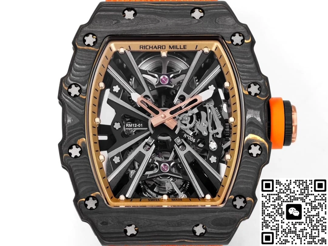 Richard Mille RM12-01 fabric strap 1:1 Best Edition Replica Watch