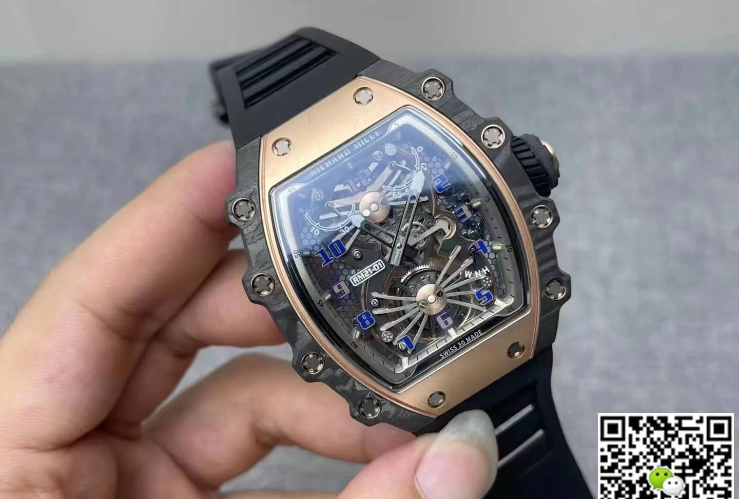 Richard Mille RM21-01 RM Factory 1:1 Best Edition Replica Watch Skeleton Dial