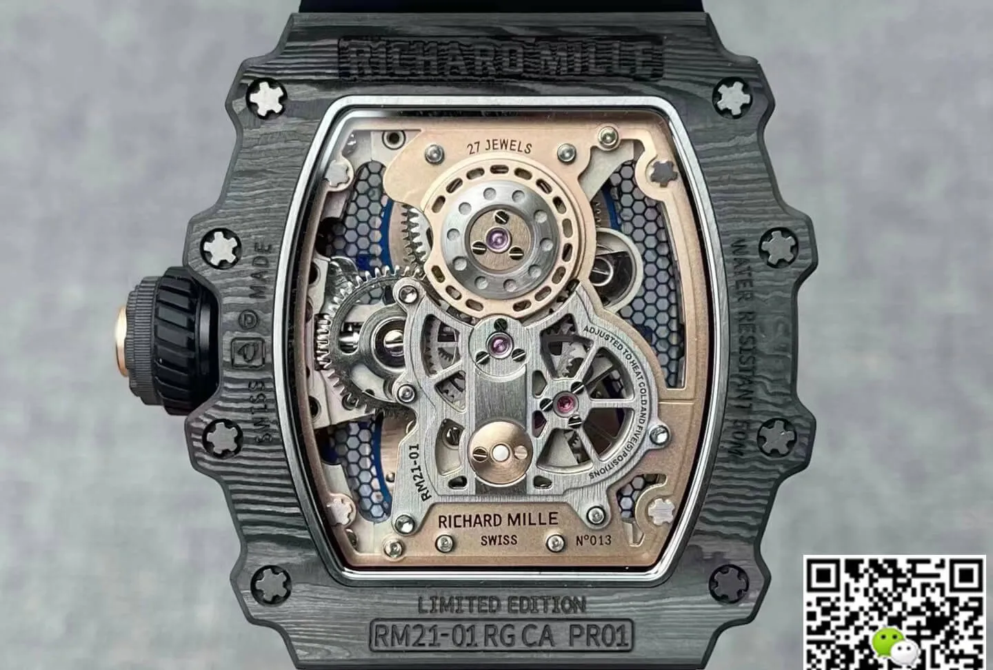 Richard Mille RM21-01 RM Factory 1:1 Best Edition Replica Watch Skeleton Dial