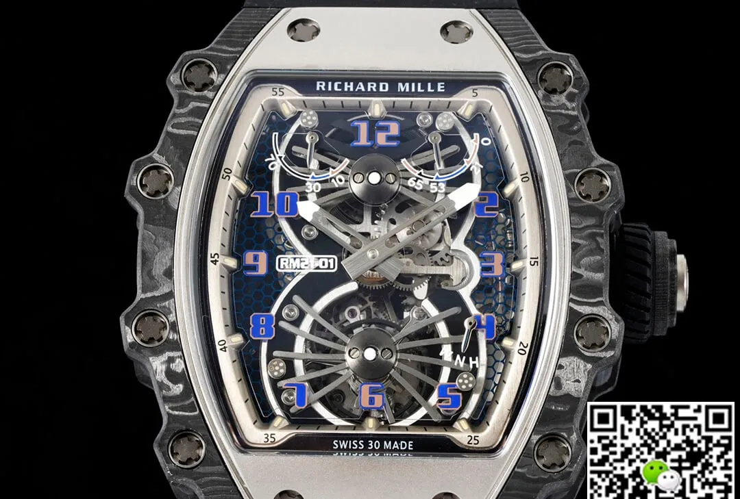 Richard Mille RM21-01 RM Factory 1:1 Best Edition Replica Watch Tourbillon Bezel