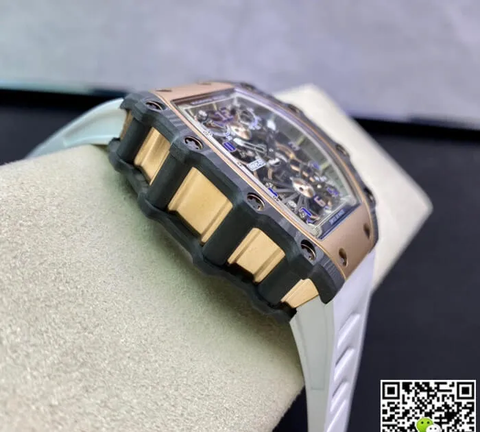 Richard Mille RM21-01 RM Factory 1:1 Best Edition Replica Watch White Strap