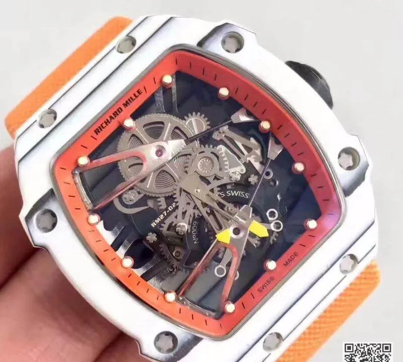 Richard Mille RM27-02 1:1 Best Edition Replica Watch Swiss ETA6T51