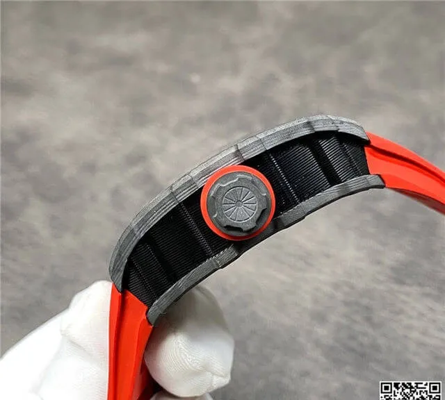 Richard Mille RM35-02 KV Factory 1:1 Best Edition Replica Watch Red Strap