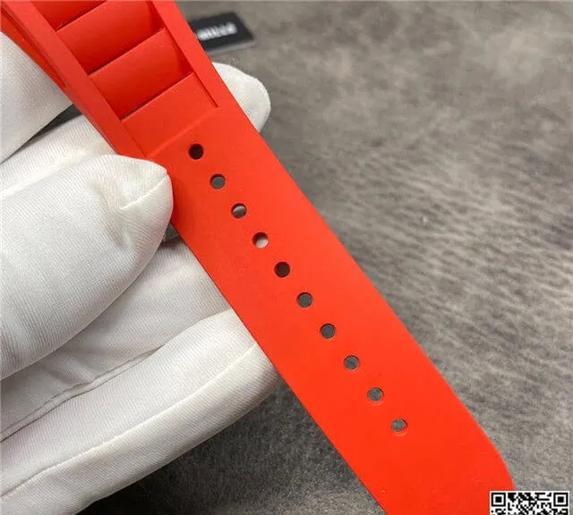 Richard Mille RM35-02 KV Factory 1:1 Best Edition Replica Watch Red Strap