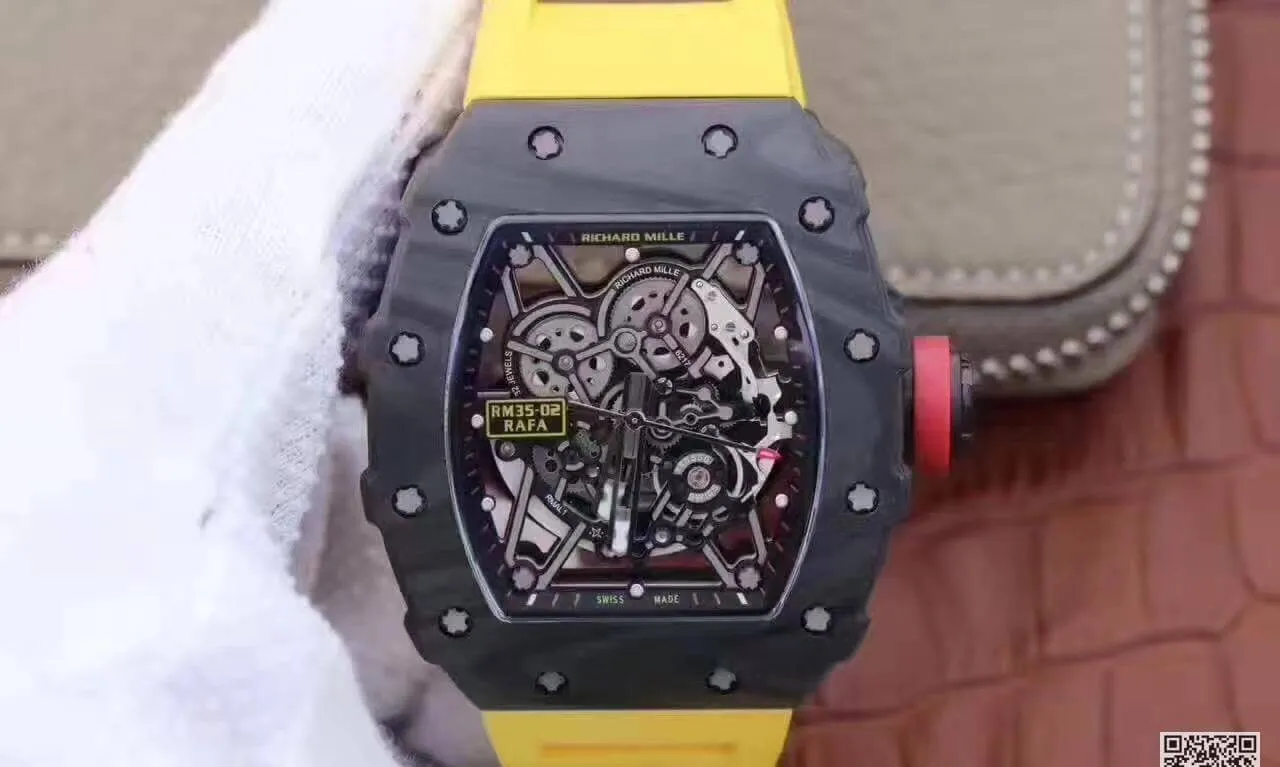 Richard Mille RM35-02 KV Factory 1:1 Best Edition Replica Watch Swiss ETA8215