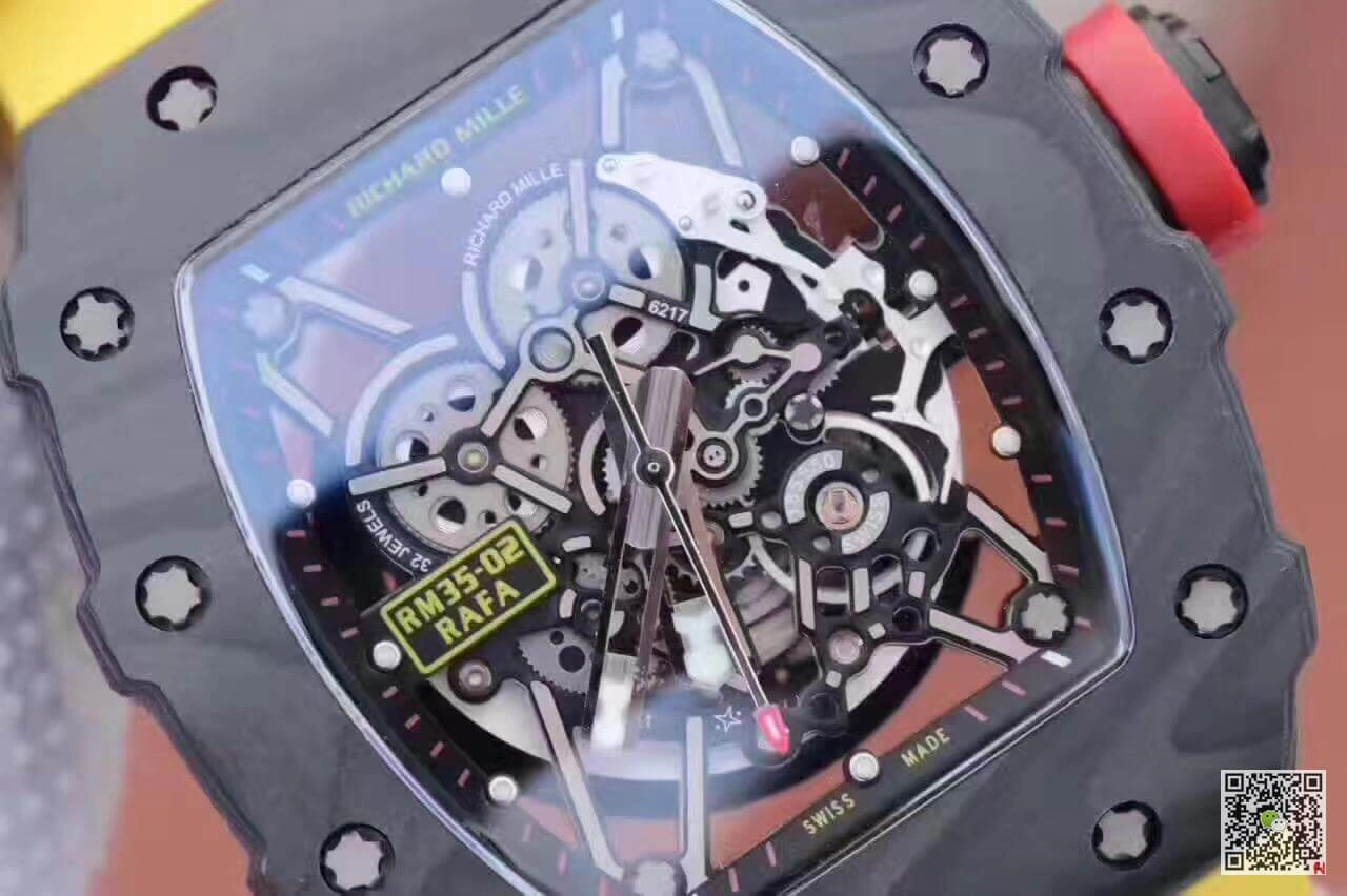 Richard Mille RM35-02 KV Factory 1:1 Best Edition Replica Watch Swiss ETA8215