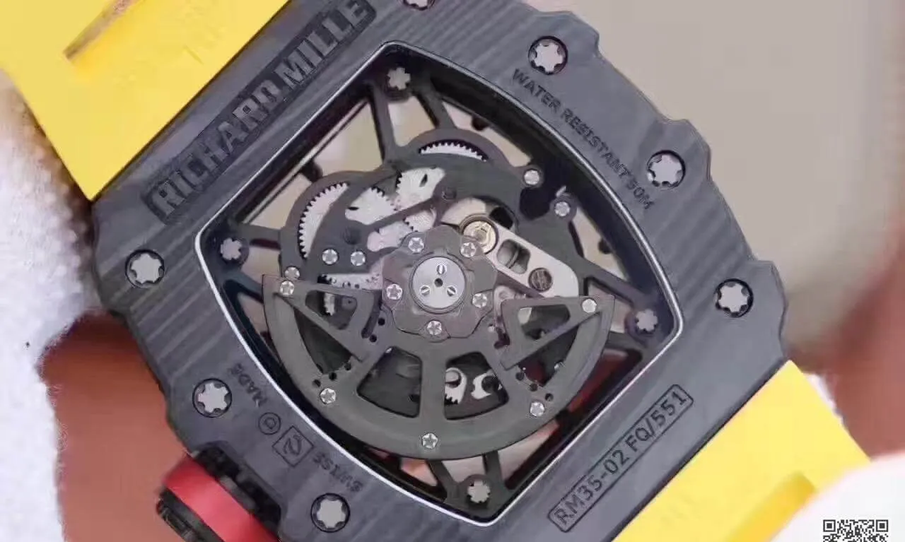 Richard Mille RM35-02 KV Factory 1:1 Best Edition Replica Watch Swiss ETA8215