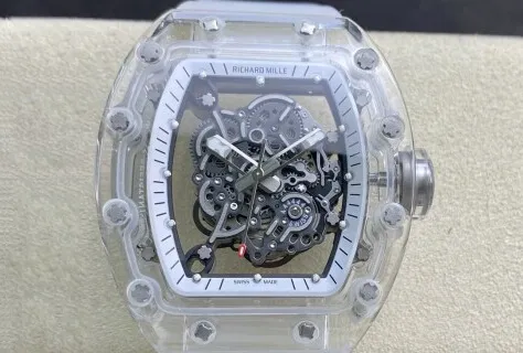 Richard Mille RM35-02 RM Factory 1:1 Best Edition Replica Watch Transparent Strap