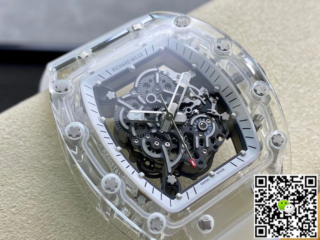 Richard Mille RM35-02 RM Factory 1:1 Best Edition Replica Watch Transparent Strap