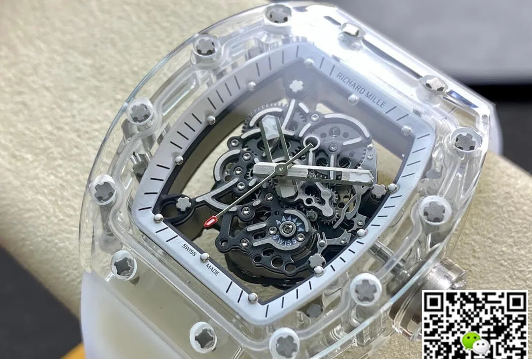 Richard Mille RM35-02 RM Factory 1:1 Best Edition Replica Watch Transparent Strap