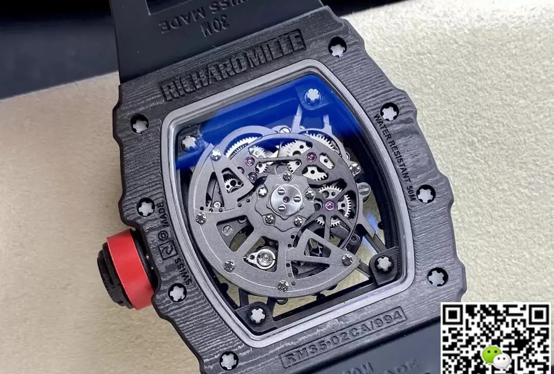 Richard Mille RM35-02 T+ Factory 1:1 Best Edition Replica Watch NTPT Purple Strap