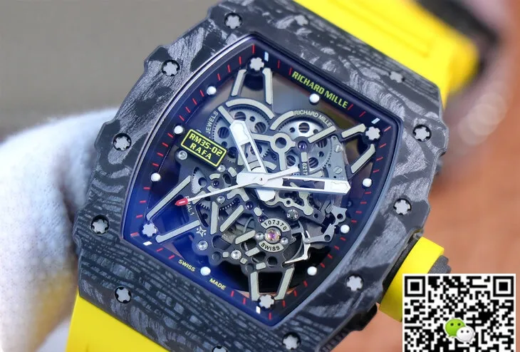 Richard Mille RM35-02 ZF Factory 1:1 Best Edition Replica Watch Rubber Strap