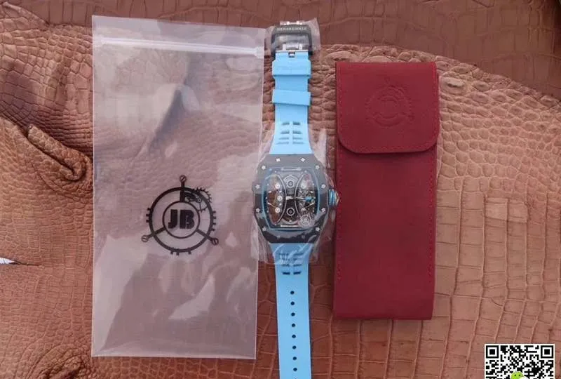 Richard Mille RM53-01 JB Factory 1:1 Best Edition Replica Watch Blue Strap