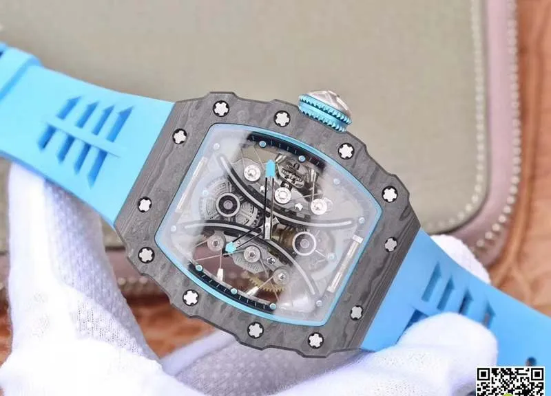 Richard Mille RM53-01 JB Factory 1:1 Best Edition Replica Watch Blue Strap
