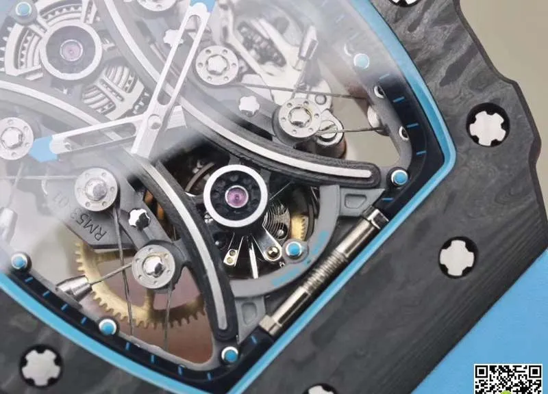 Richard Mille RM53-01 JB Factory 1:1 Best Edition Replica Watch Blue Strap