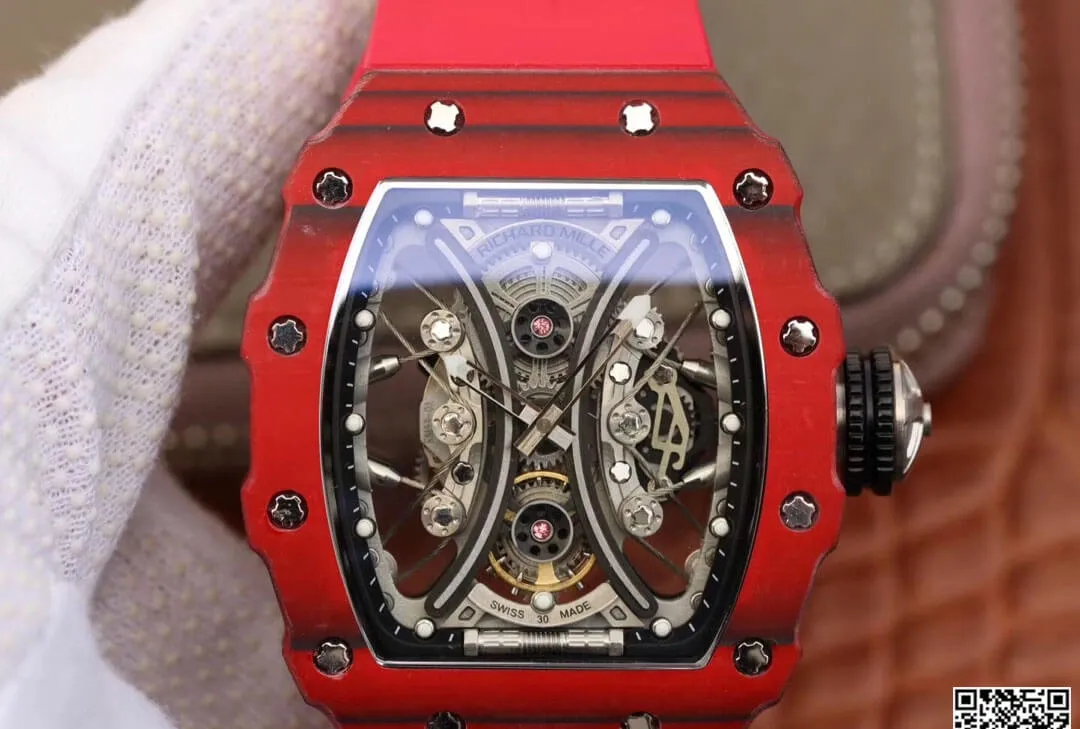 Richard Mille RM53-01 KV Factory 1:1 Best Edition Replica Watch Red Case