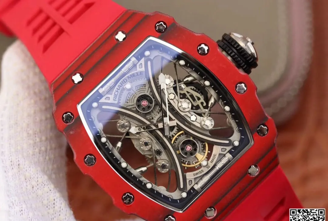 Richard Mille RM53-01 KV Factory 1:1 Best Edition Replica Watch Red Case
