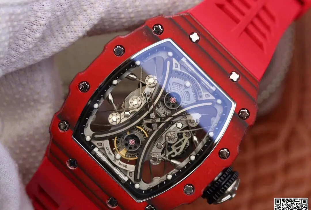 Richard Mille RM53-01 KV Factory 1:1 Best Edition Replica Watch Red Case