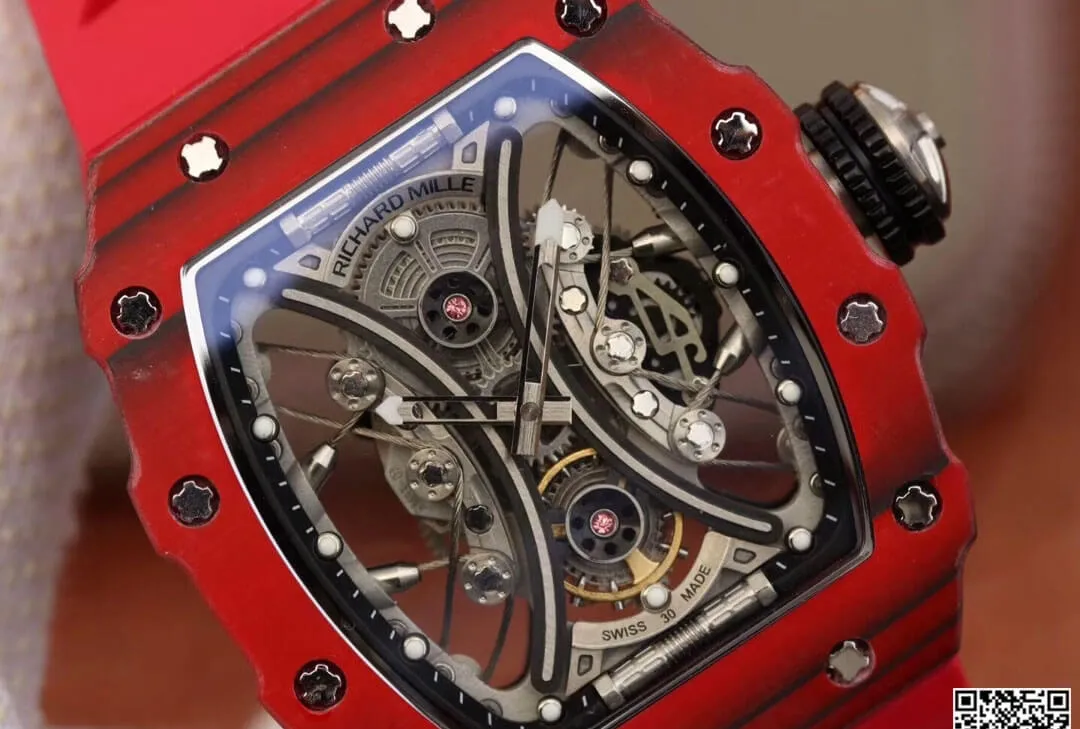 Richard Mille RM53-01 KV Factory 1:1 Best Edition Replica Watch Red Case