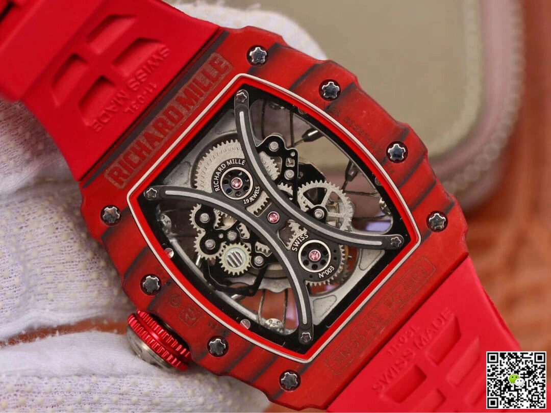 Richard Mille RM53-01 KV Factory 1:1 Best Edition Replica Watch Red Case