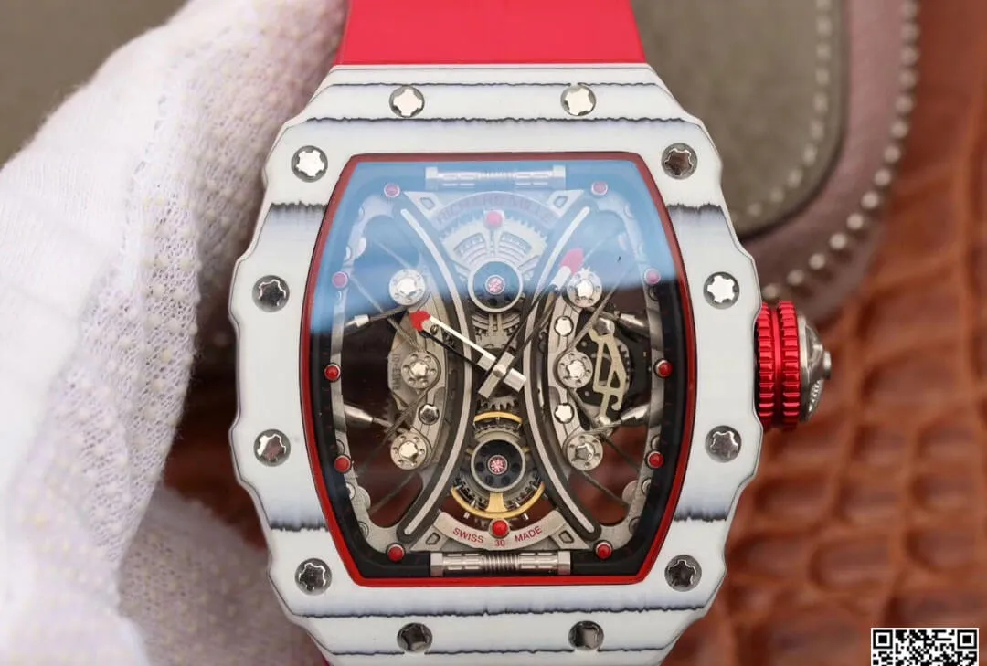 Richard Mille RM53-01 KV Factory 1:1 Best Edition Replica Watch Rubber Strap